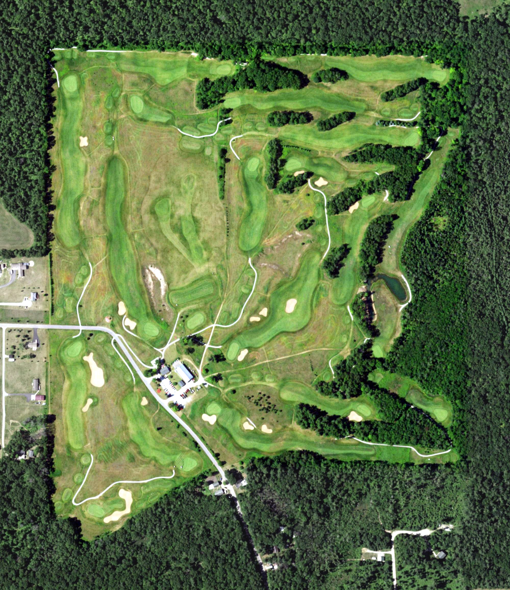 Aerial view of Hunters Glen Golf Club, WI