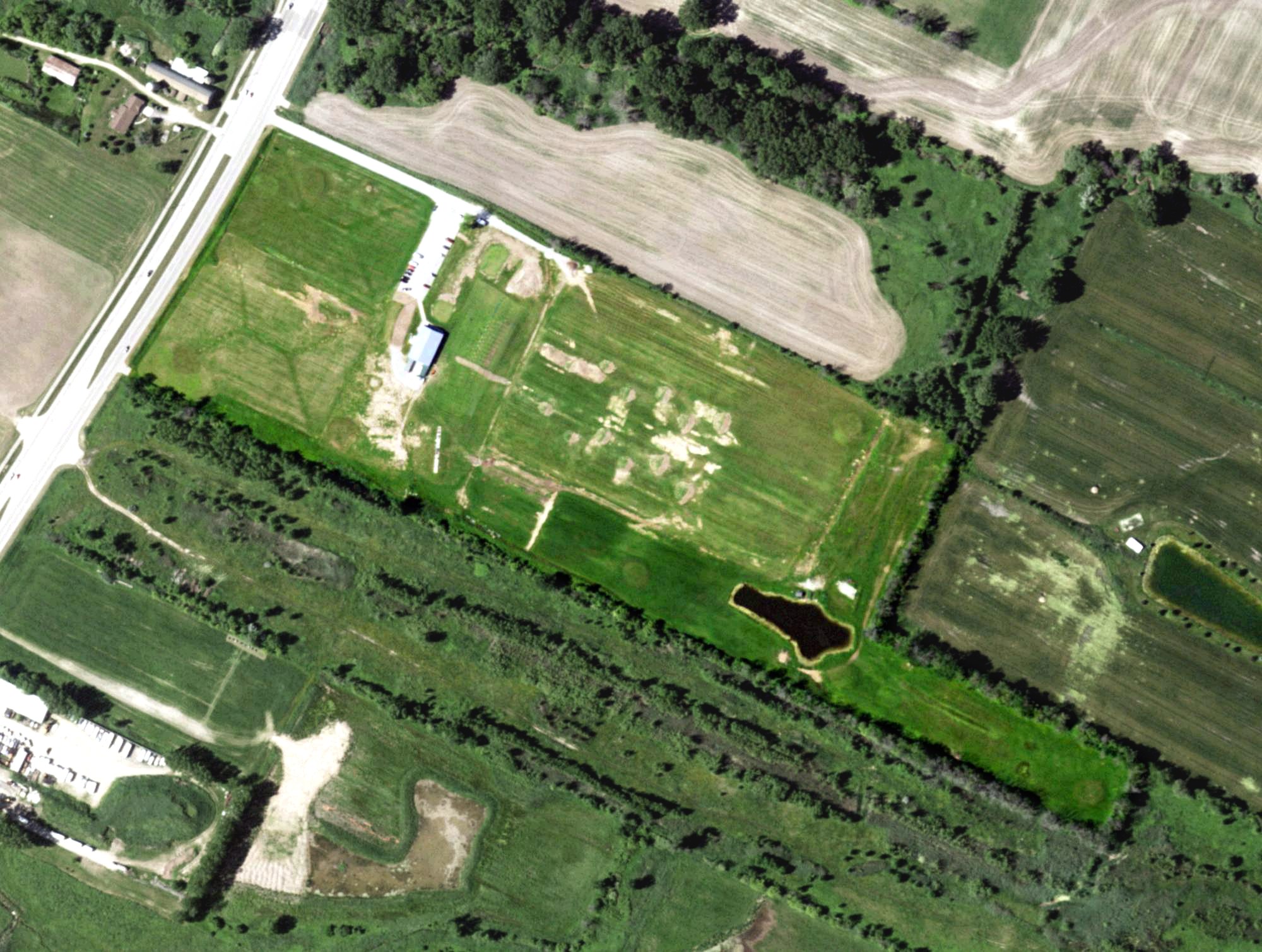 Aerial view of Mr. Golf, WI