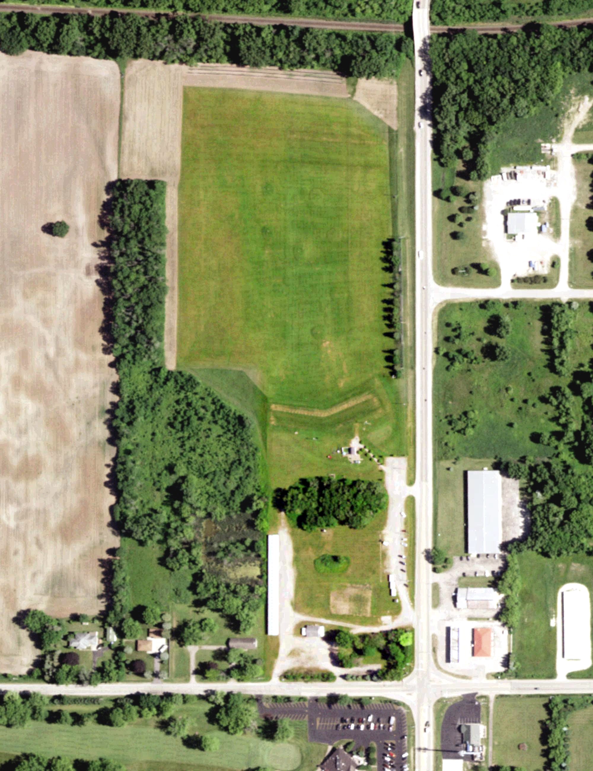 Aerial view of Mulligan's Fairway, WI