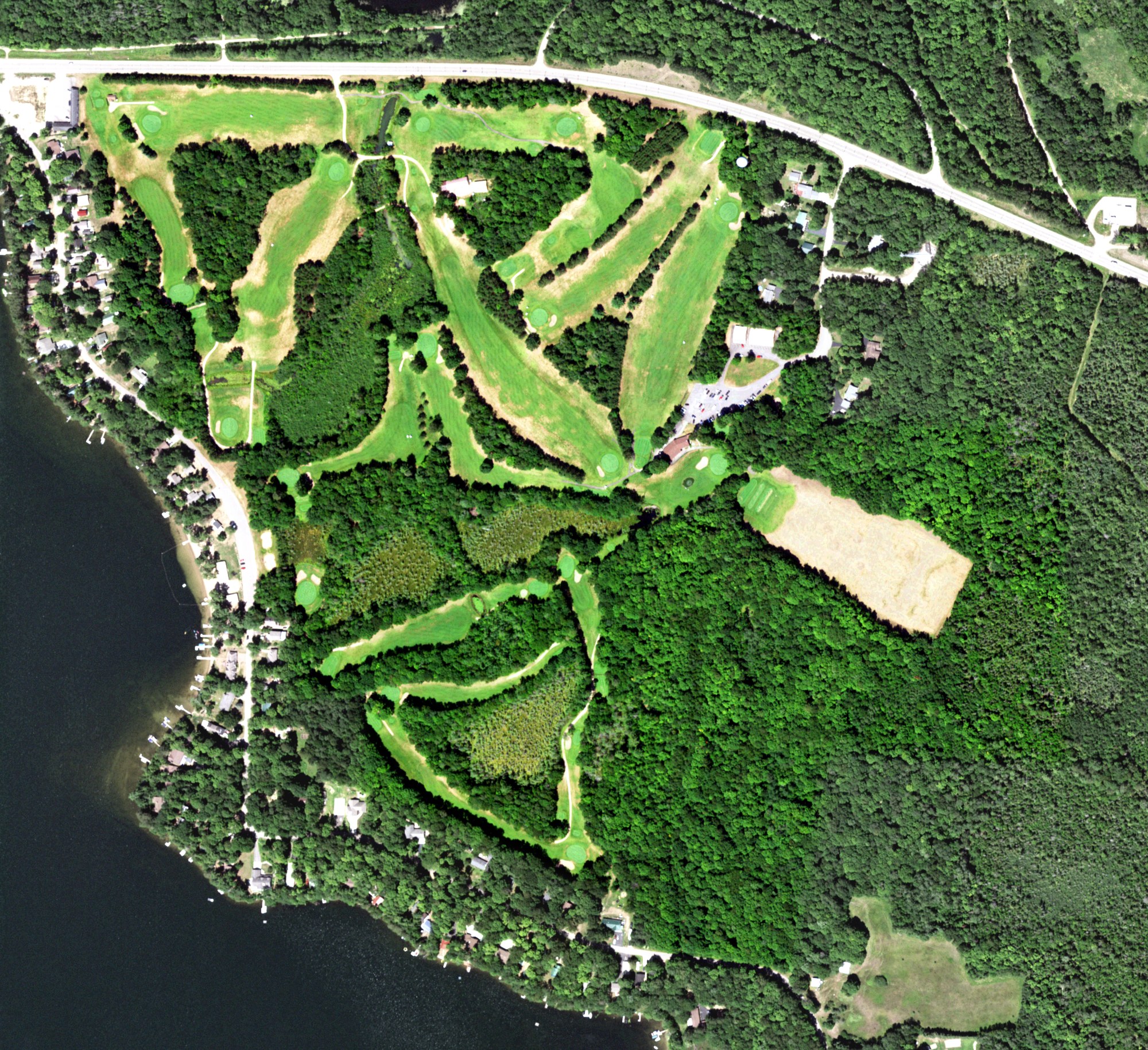 Aerial view of Nicolet Country Club, WI