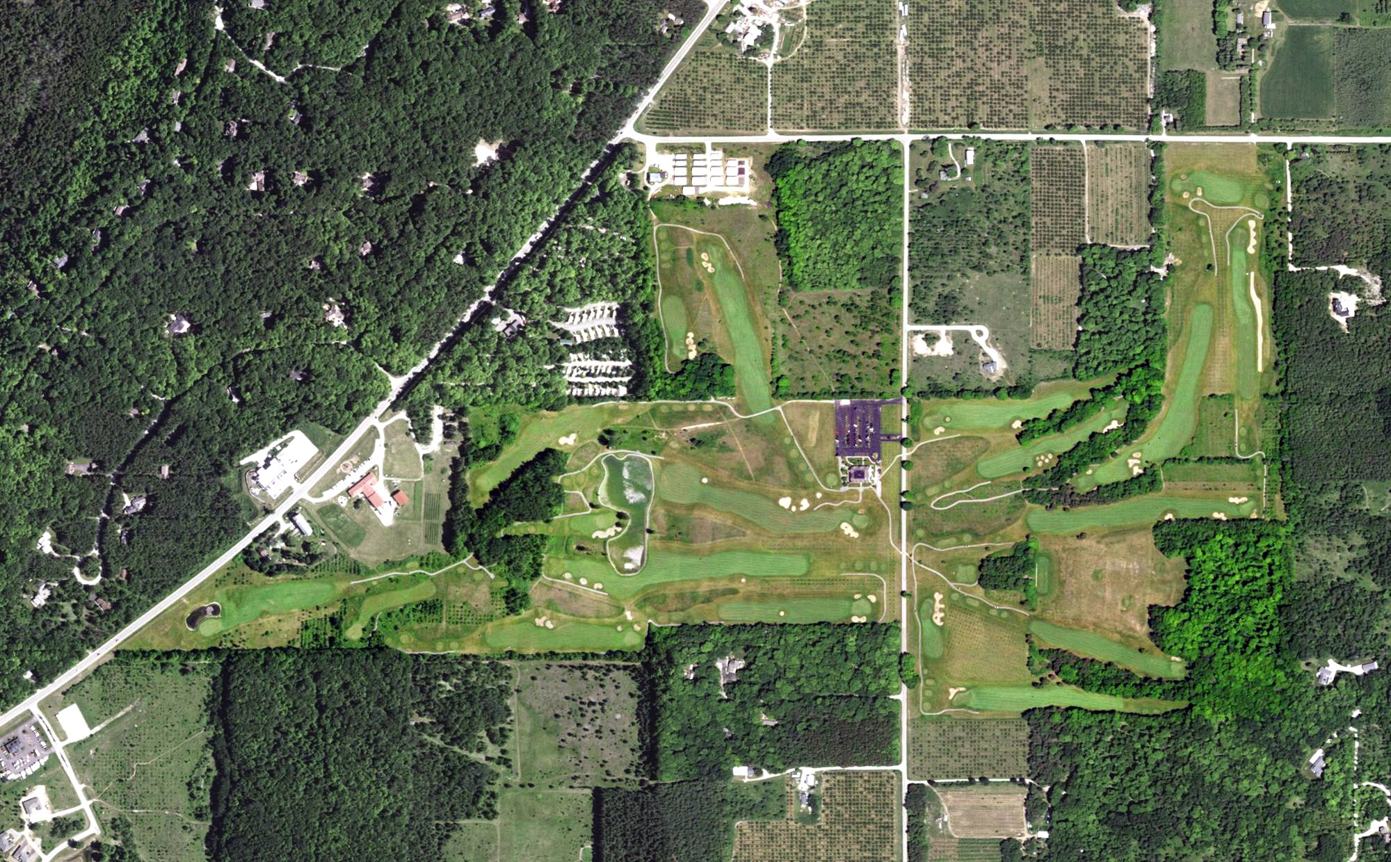Aerial view of Orchards at Egg Harbor, WI