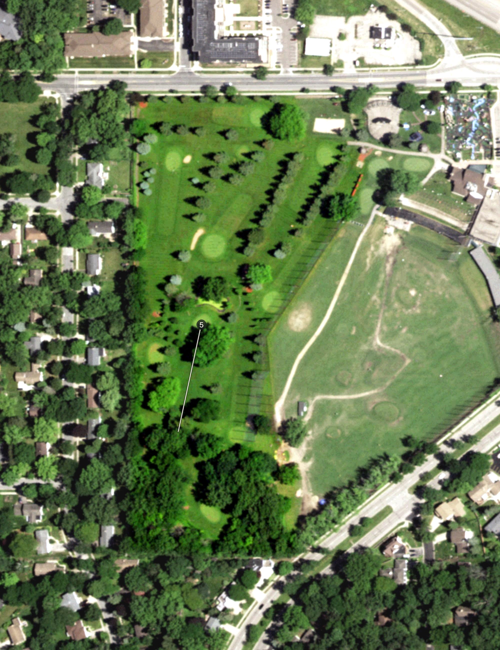 Aerial view of Par 3 Course, WI