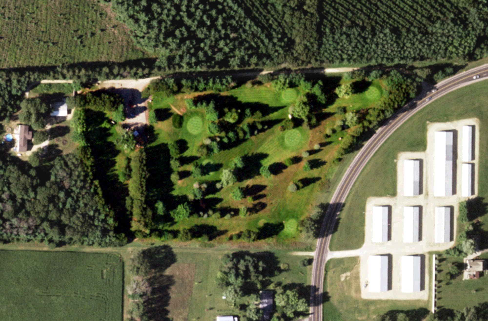 Aerial view of Pinecrest Golf Course, WI