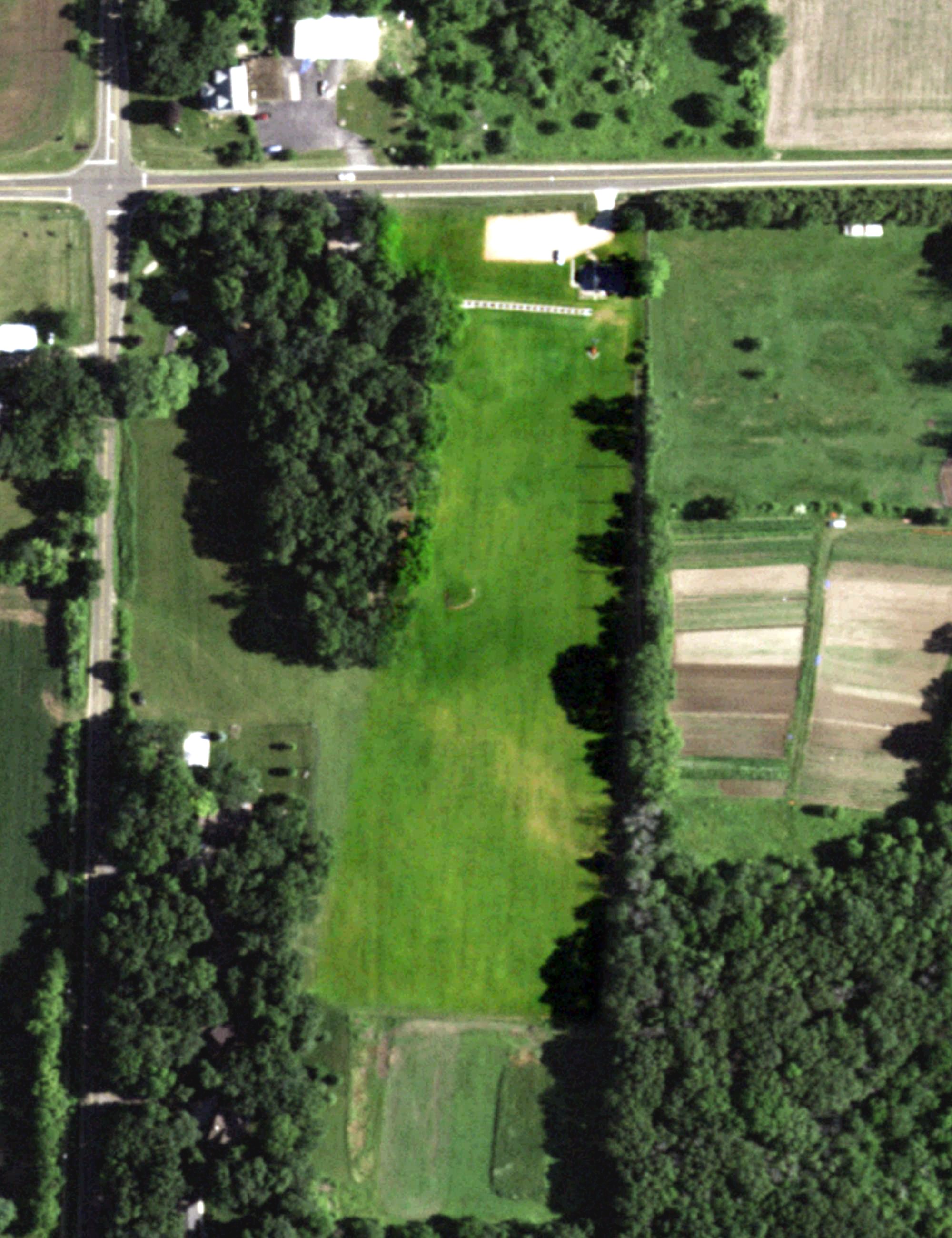 Aerial view of Pumpkin Hollow Driving Range, WI