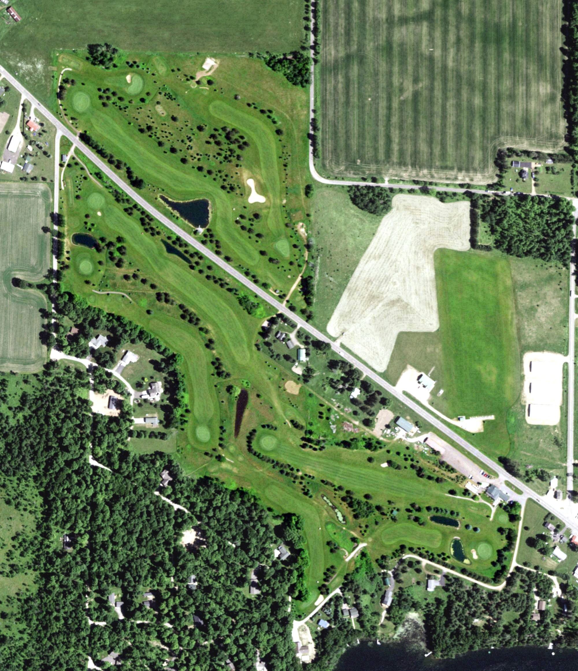 Aerial view of Quig's Maplewood Golf Course, WI