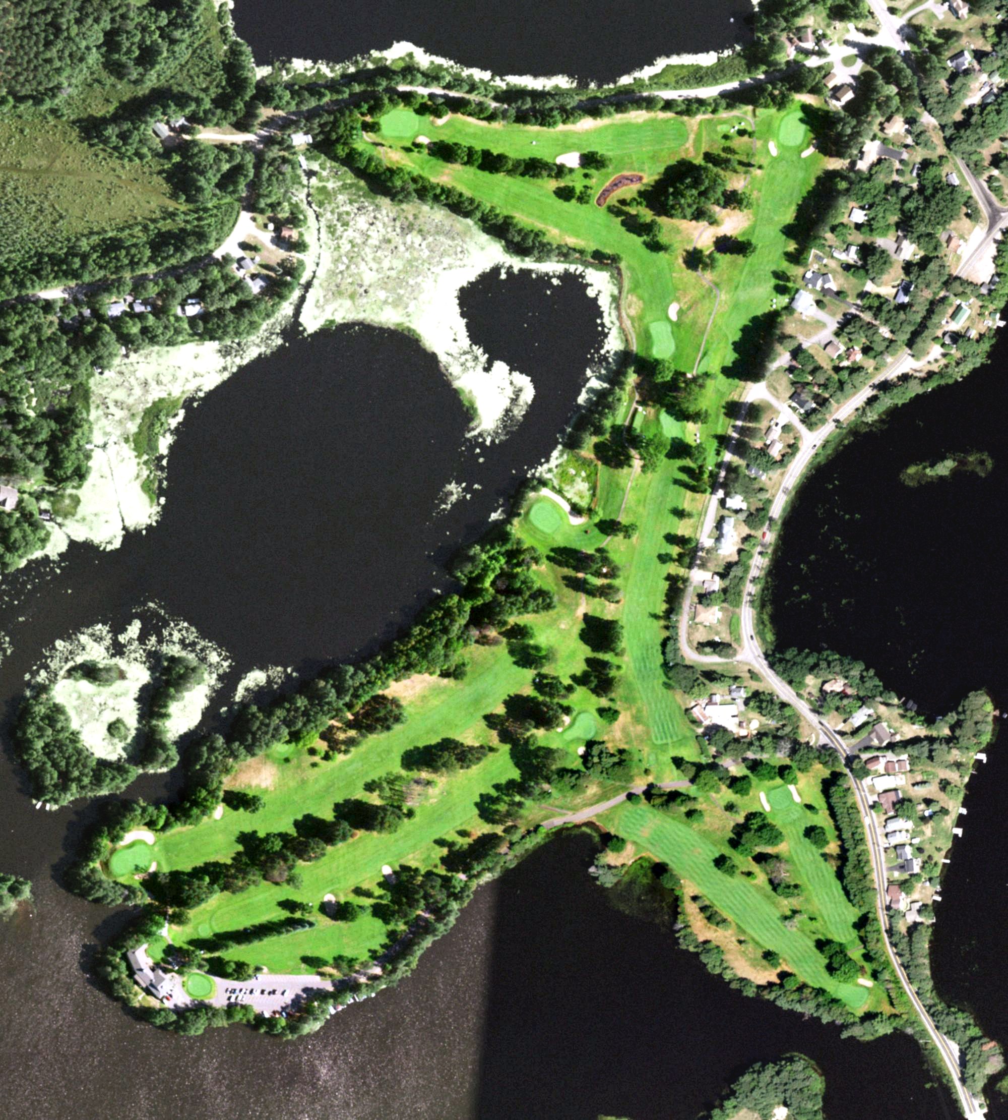 Aerial view of Rhinelander Country Club, WI