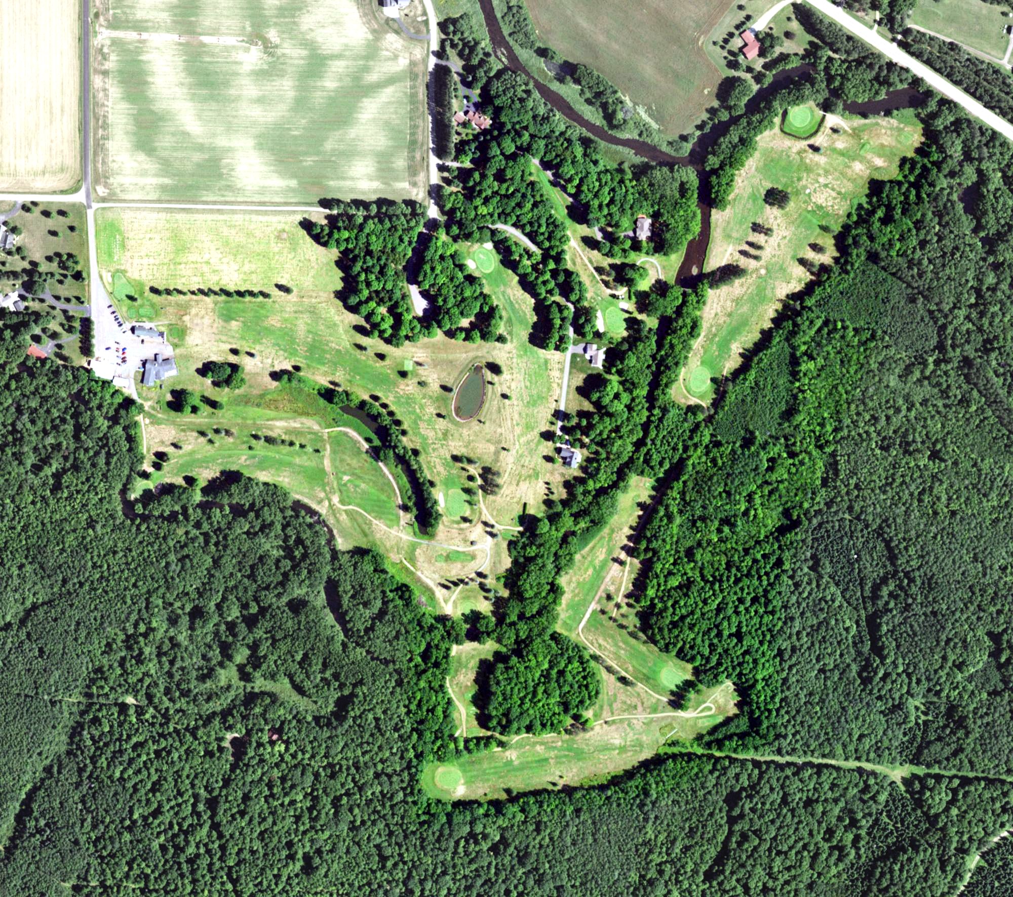 Aerial view of Riverview Golf Course, WI