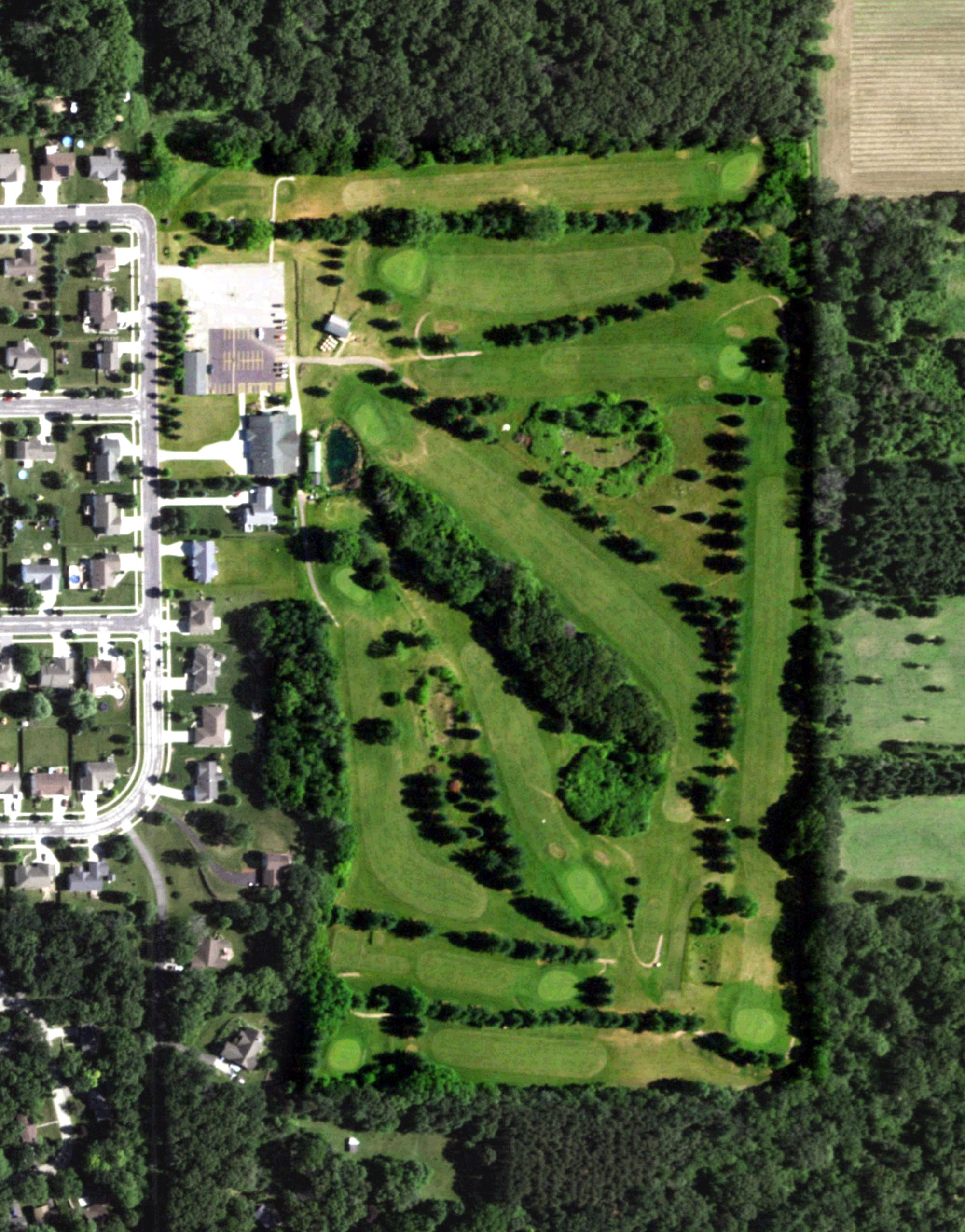 Aerial view of Shepherds Meadow Golf Course, WI