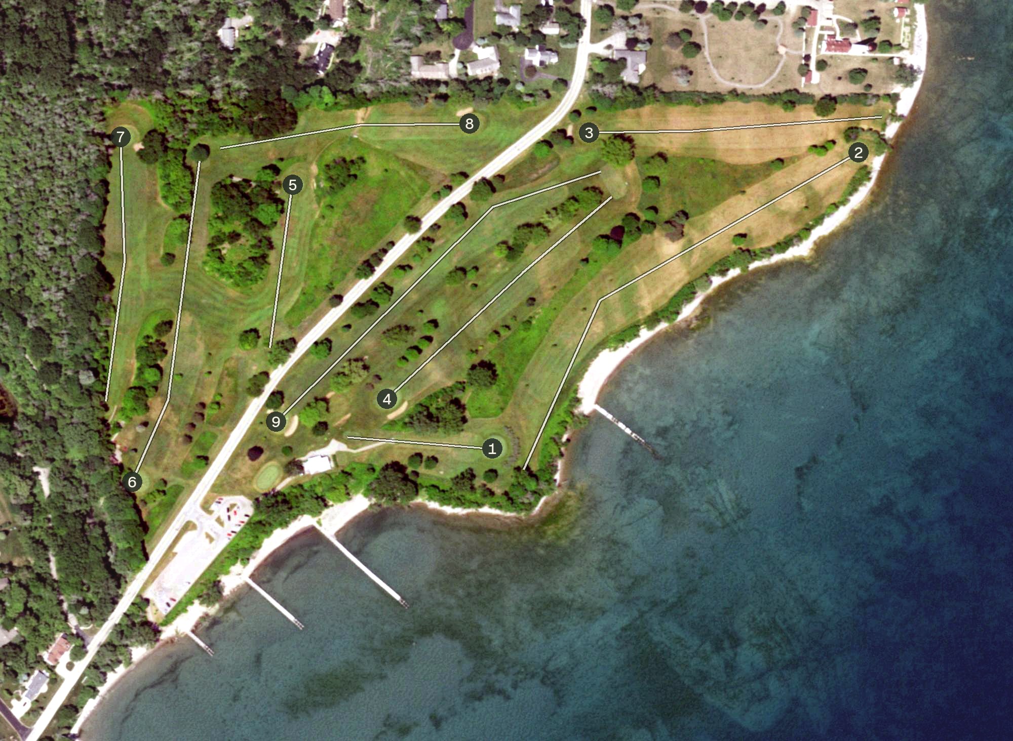 Aerial view of Shoop Park, WI