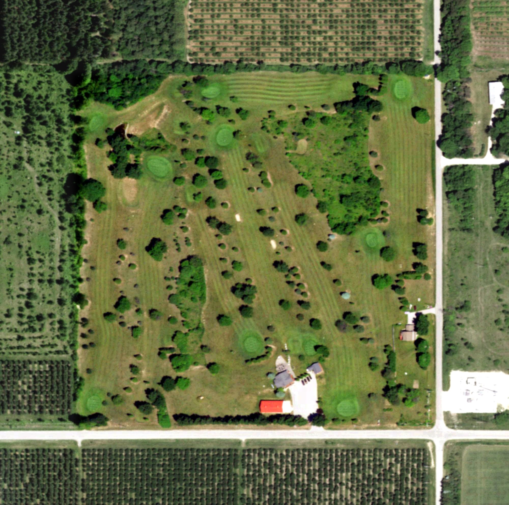 Aerial view of Stonehedge Golf Course, WI