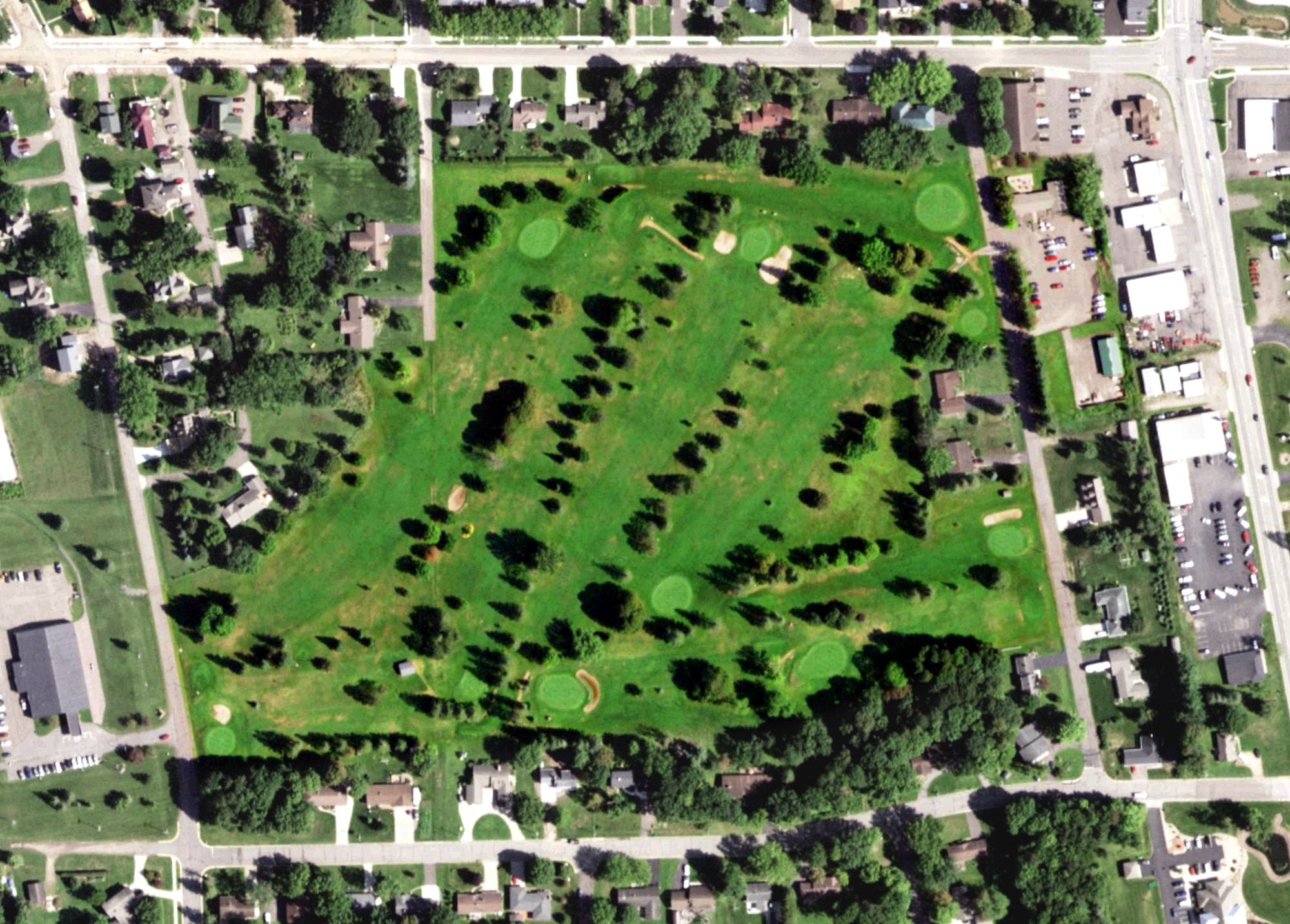 Aerial view of Tee-Hi Golf Course, WI
