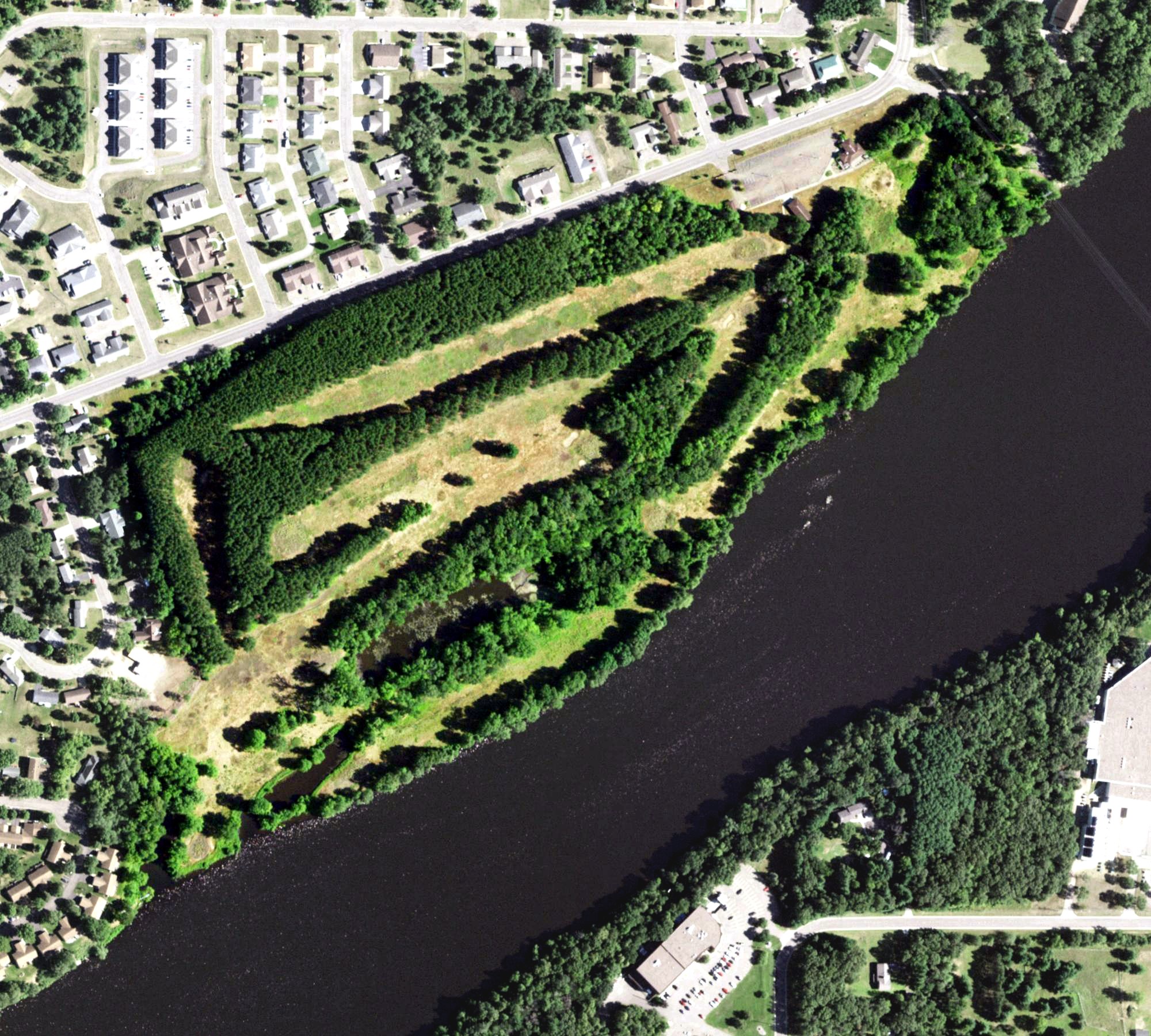 Aerial view of Timber Terrace Golf Course, WI