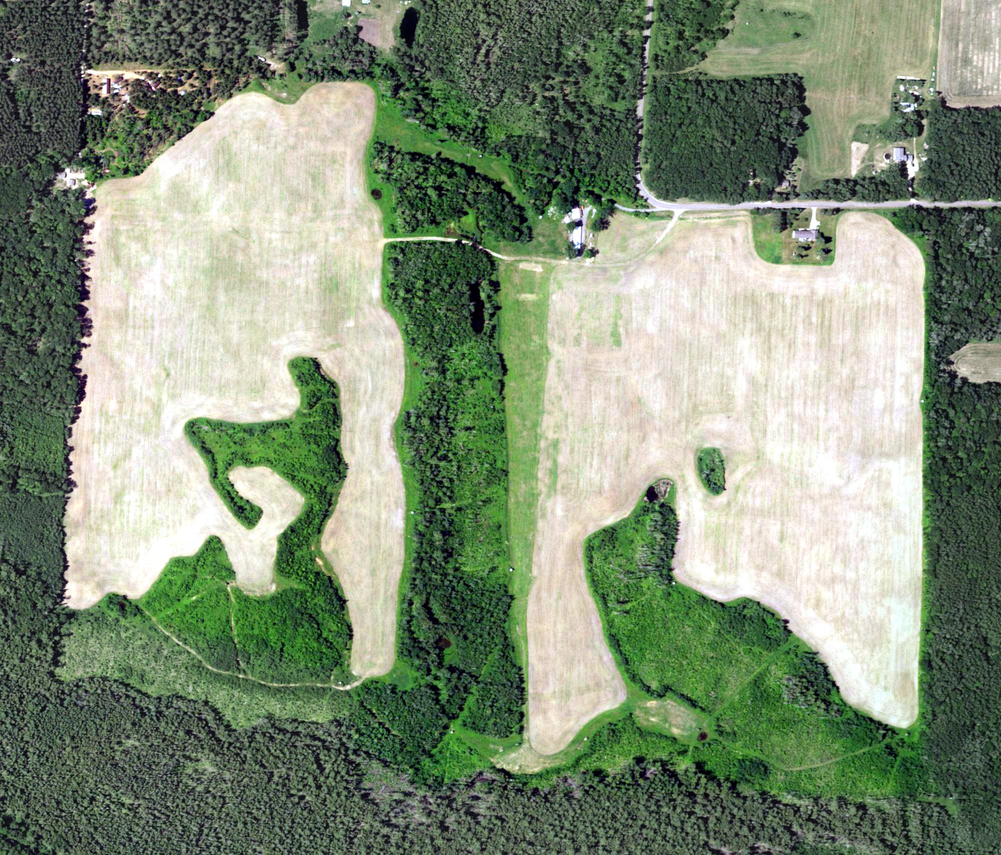 Aerial view of Woodland Ridge Golf Course, WI