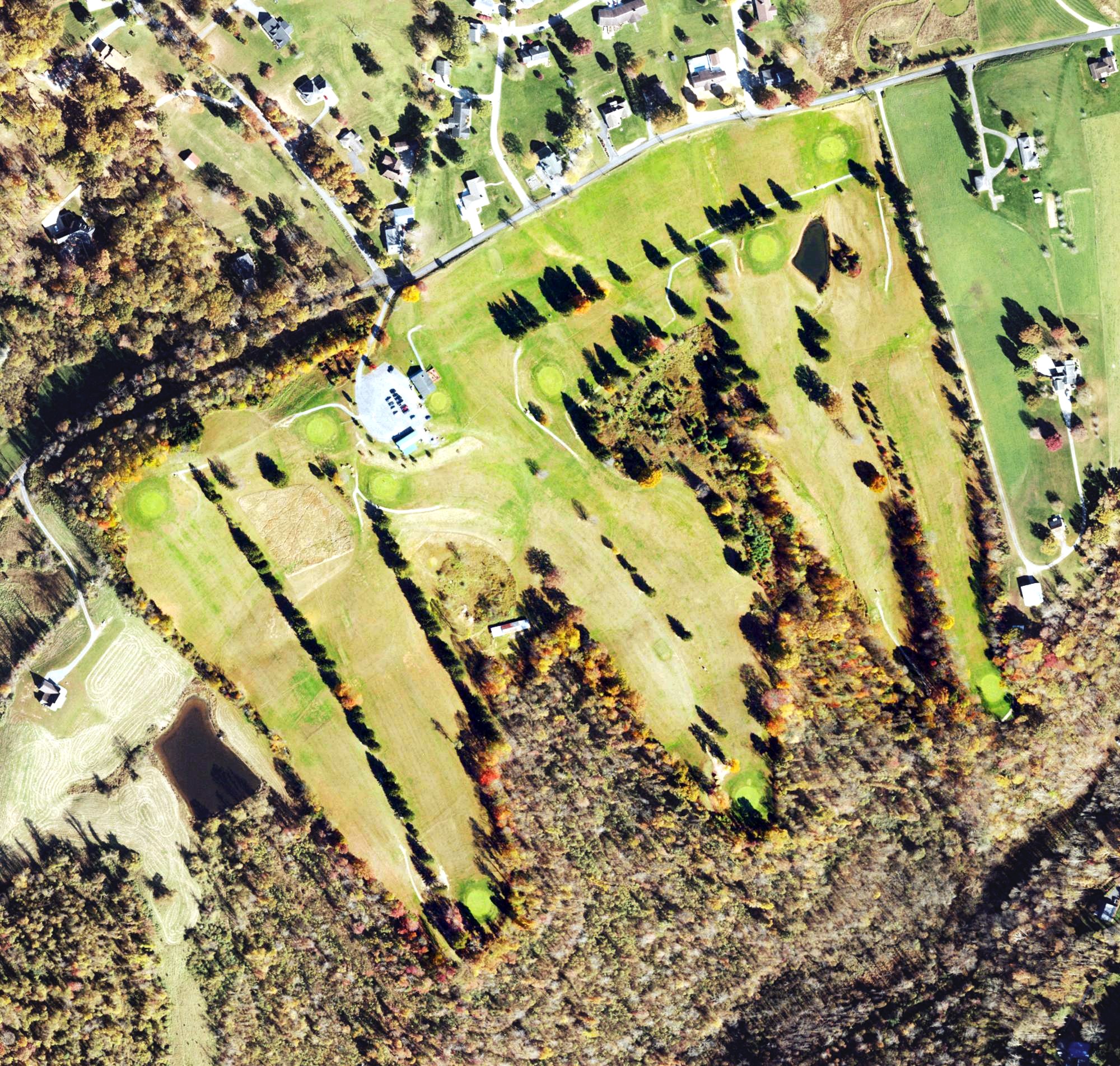 Aerial view of Apple Valley Country Club Golf Course, WV