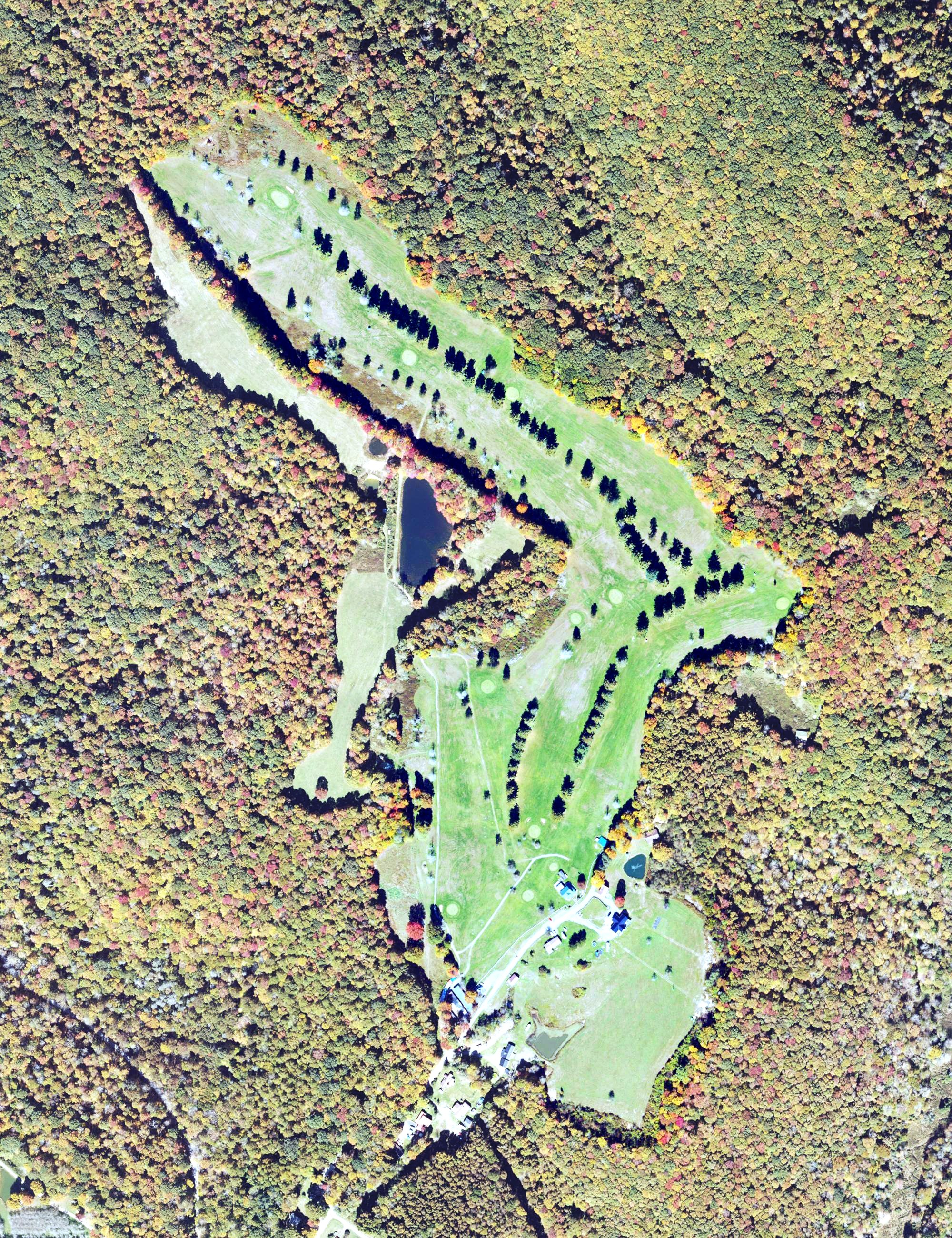 Aerial view of Cherry Hill Country Club, WV