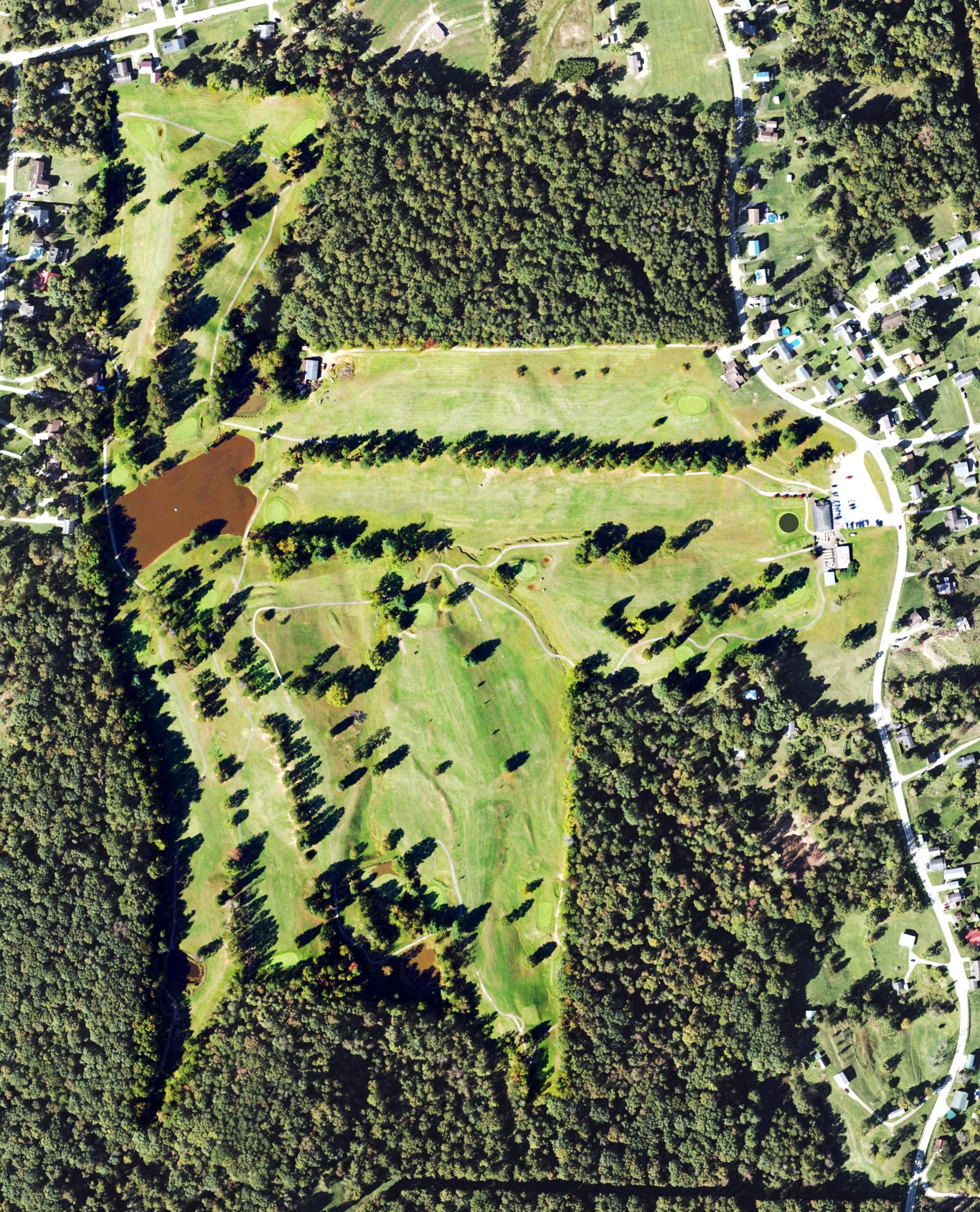 Aerial view of Golf Club of West Virginia, WV