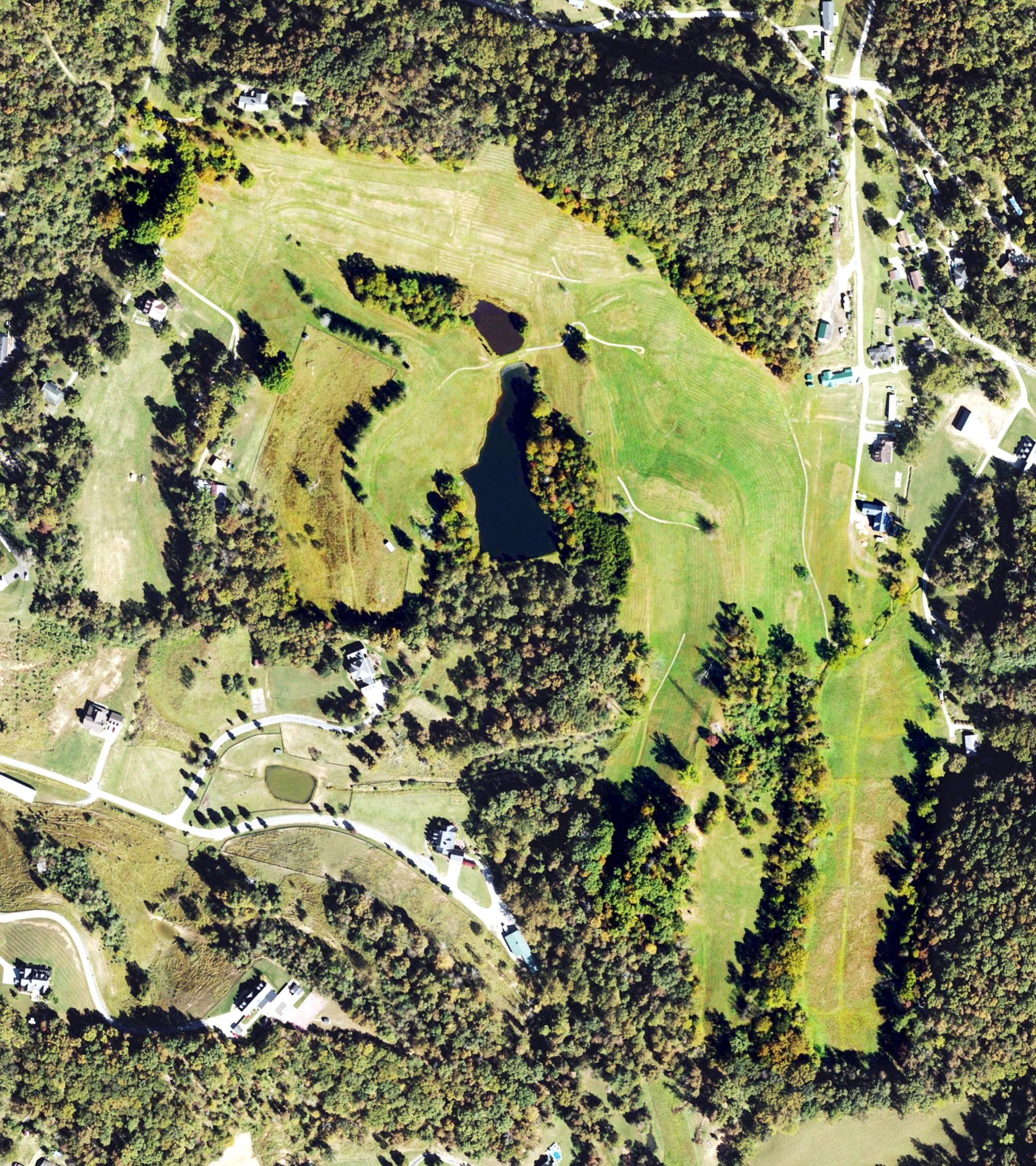 Aerial view of Orchard Hills Golf Club, WV