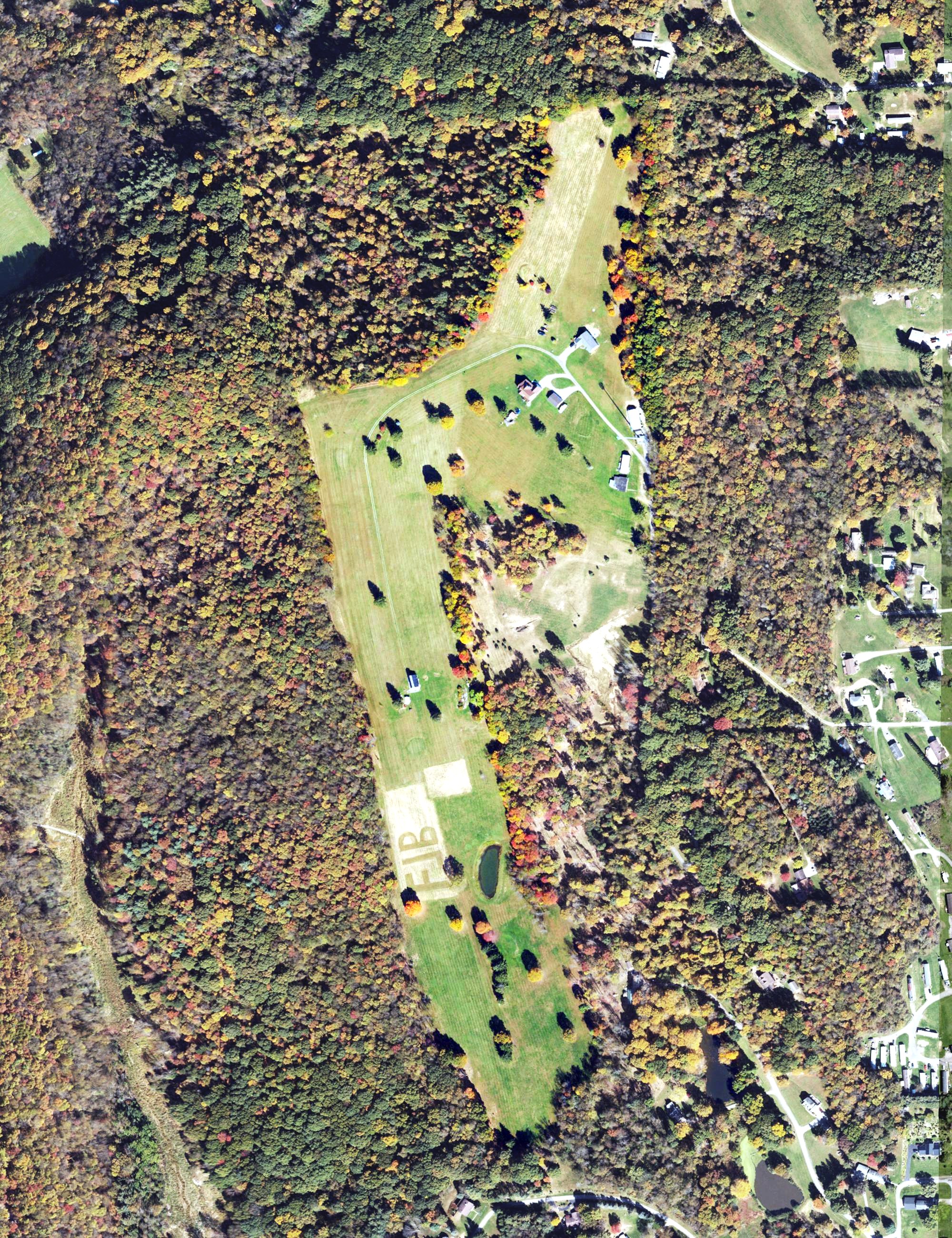 Aerial view of Pleasant Hills Golf Course, WV