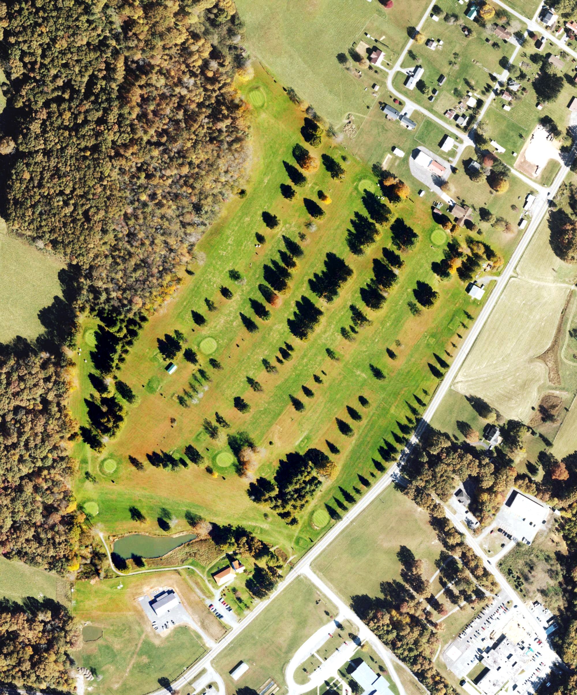 Aerial view of Pocahontas Country Club, WV