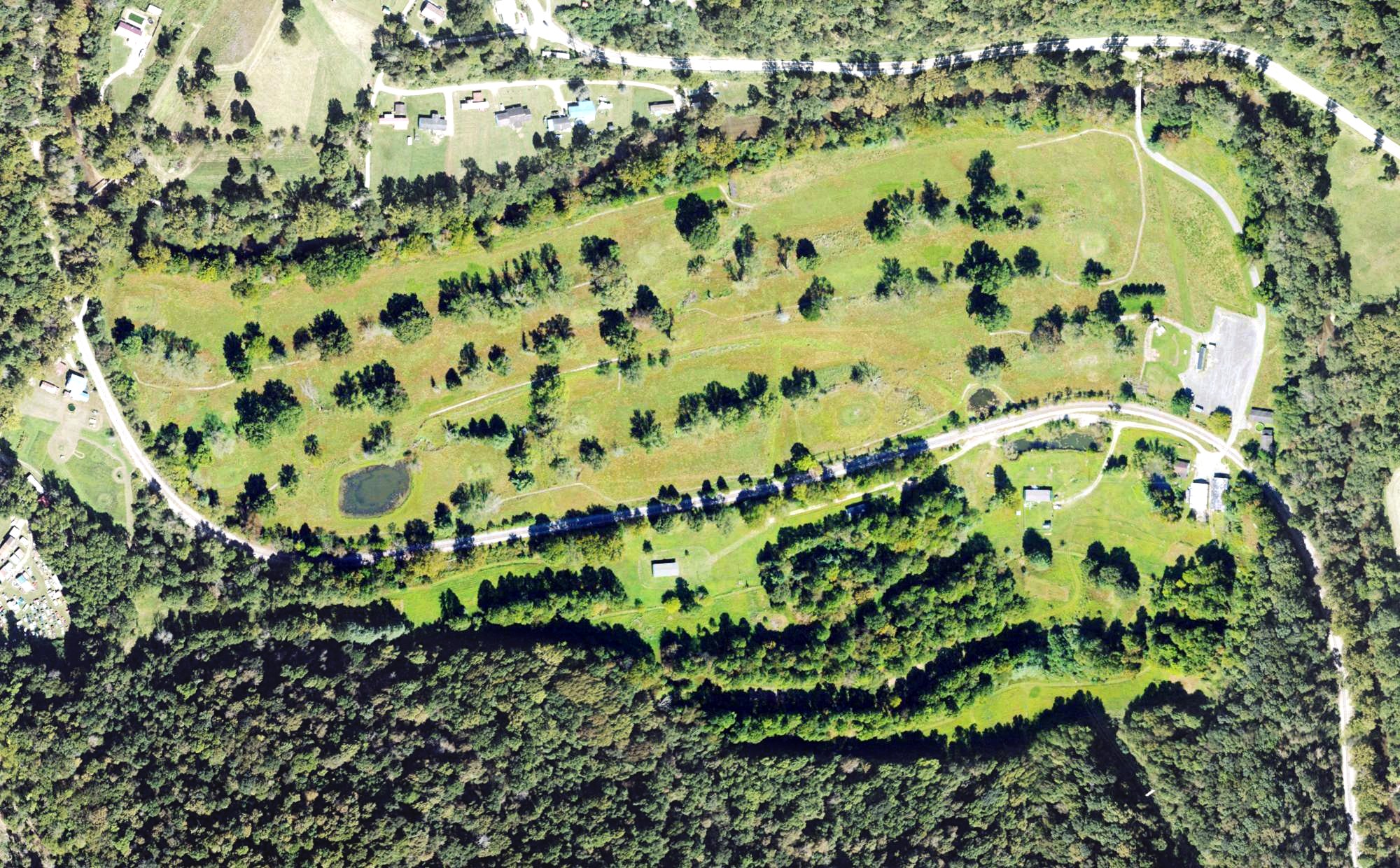 Aerial view of Riverview Country Club, WV