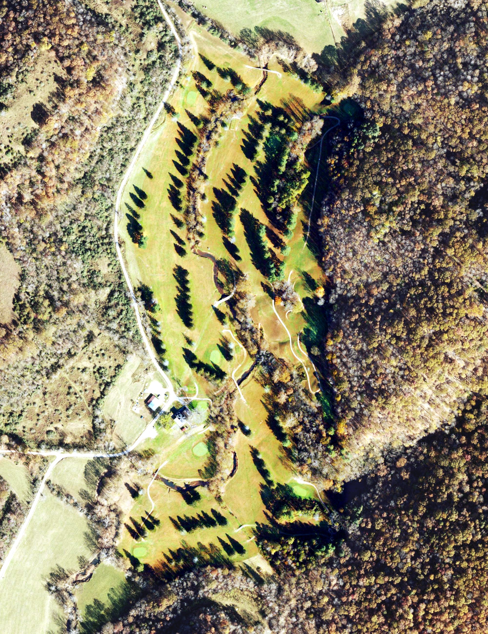 Aerial view of Roane County Country Club, WV