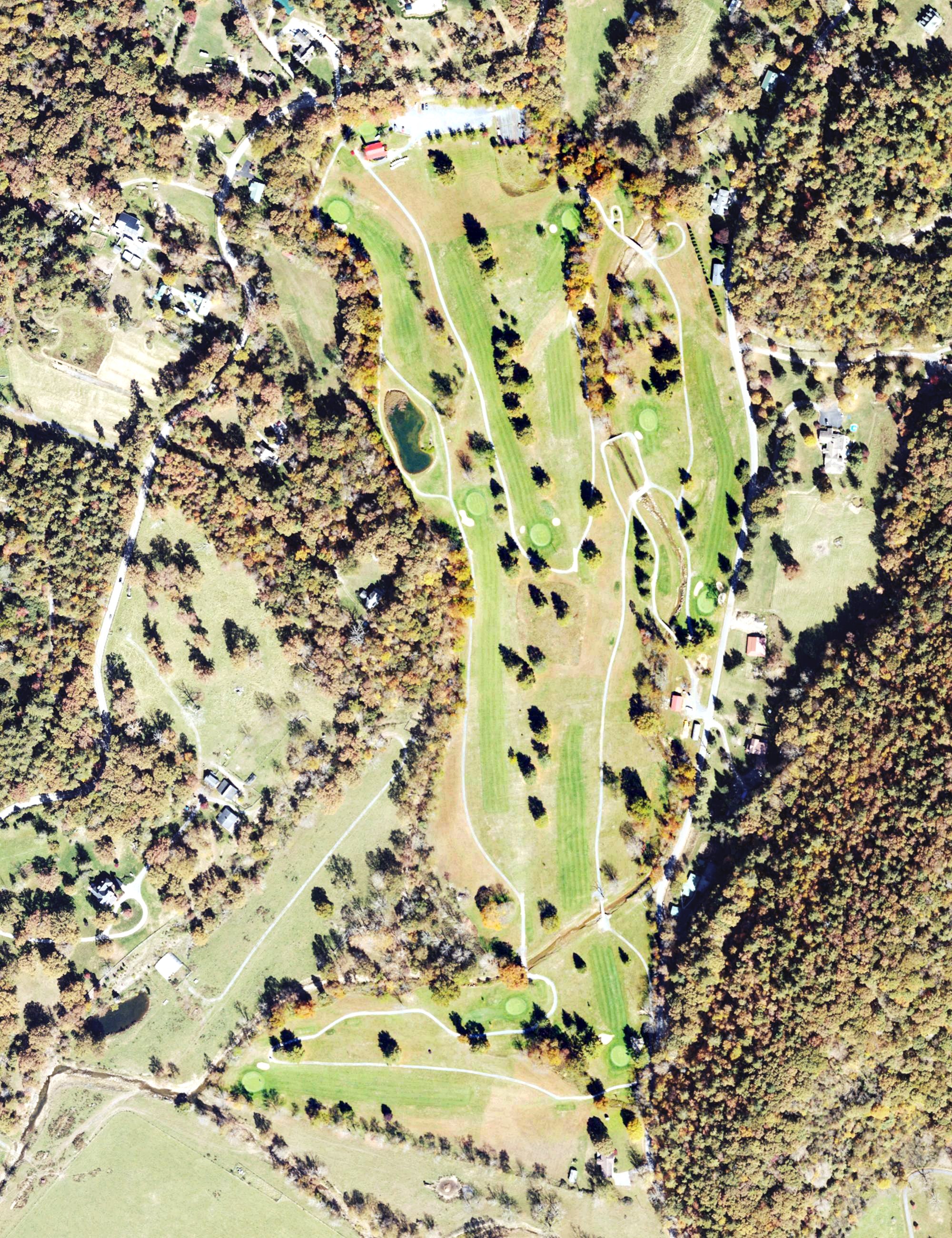 Aerial view of Valley View Country Club, WV