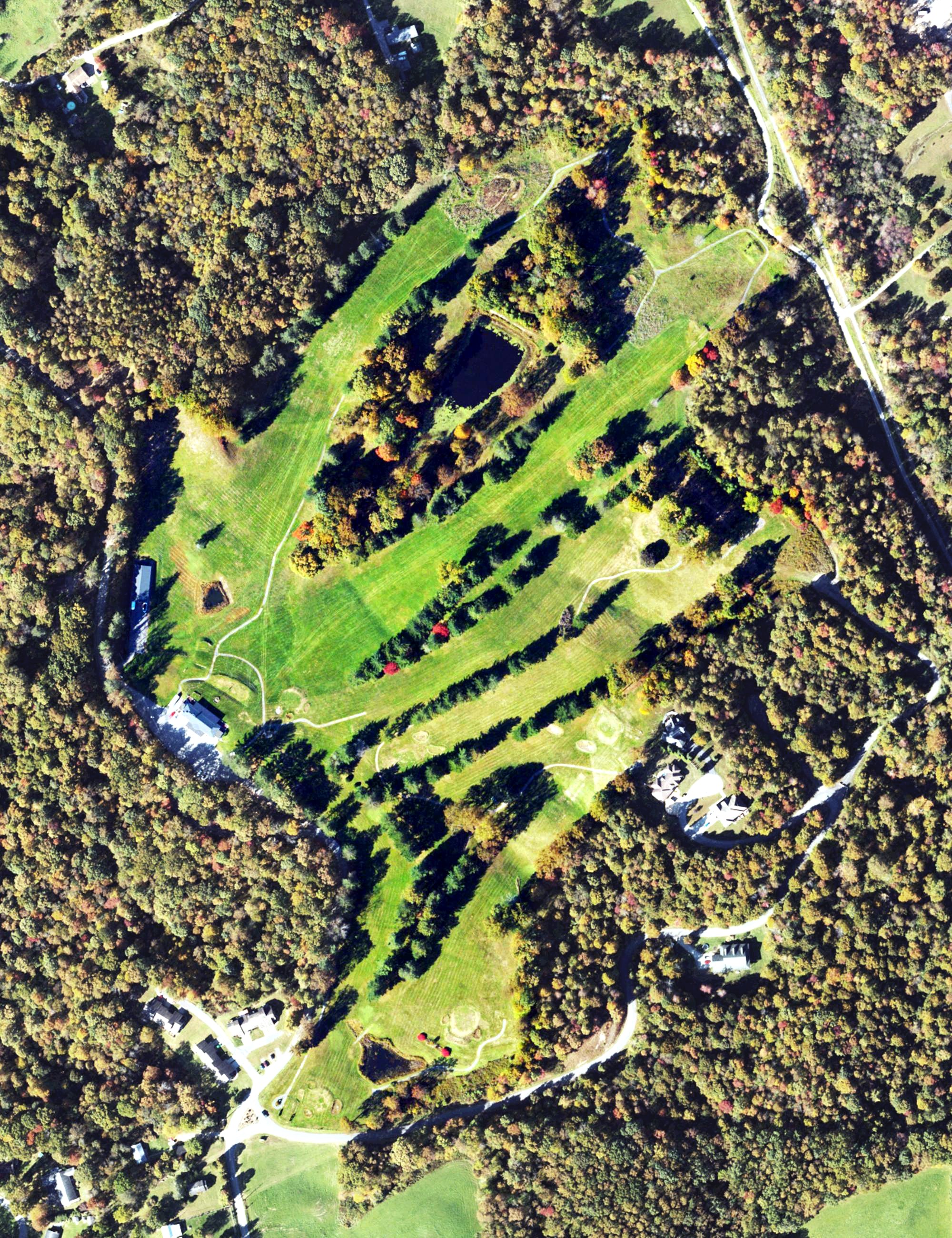 Aerial view of White Oak Country Club, WV