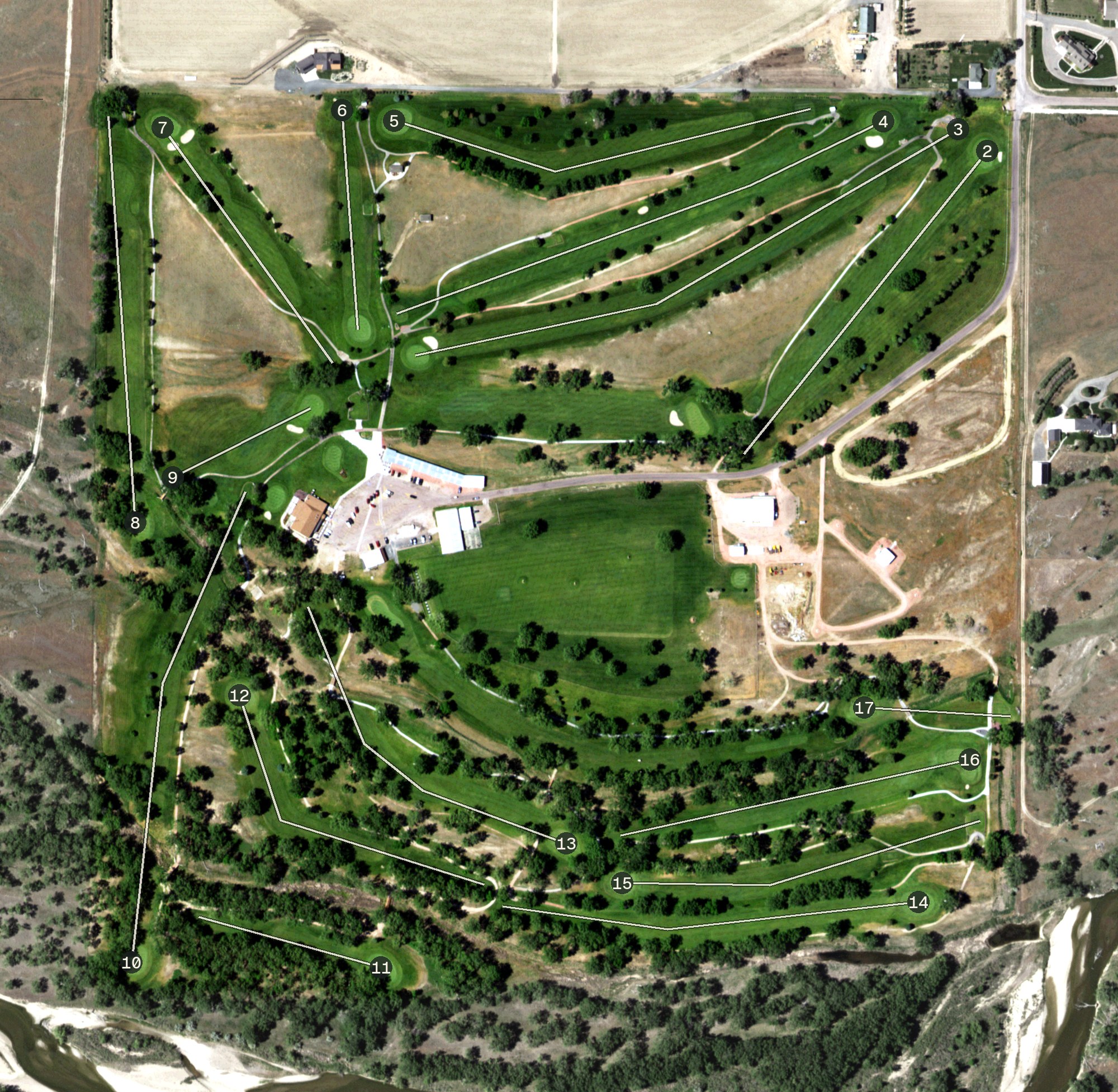 Aerial view of Cottonwood at Torrington, WY